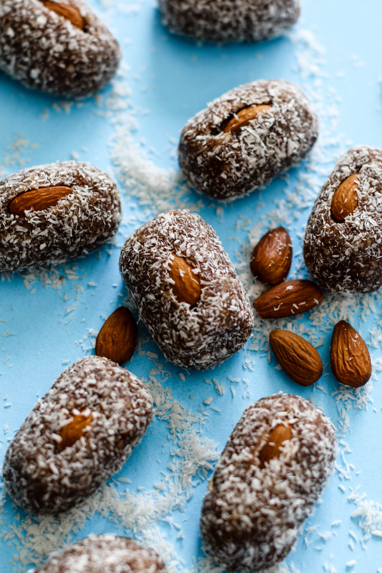 4Ingredient Coconut Almond Rolled Dates Flora & Vino