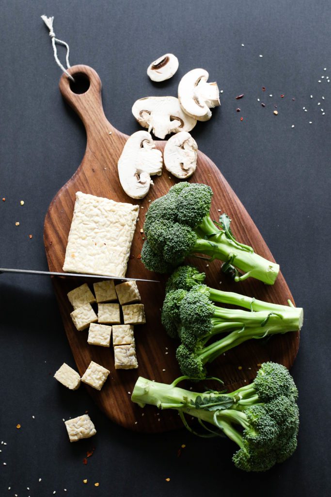 Spicy Sesame Tempeh & Broccoli Stir Fry Flora & Vino
