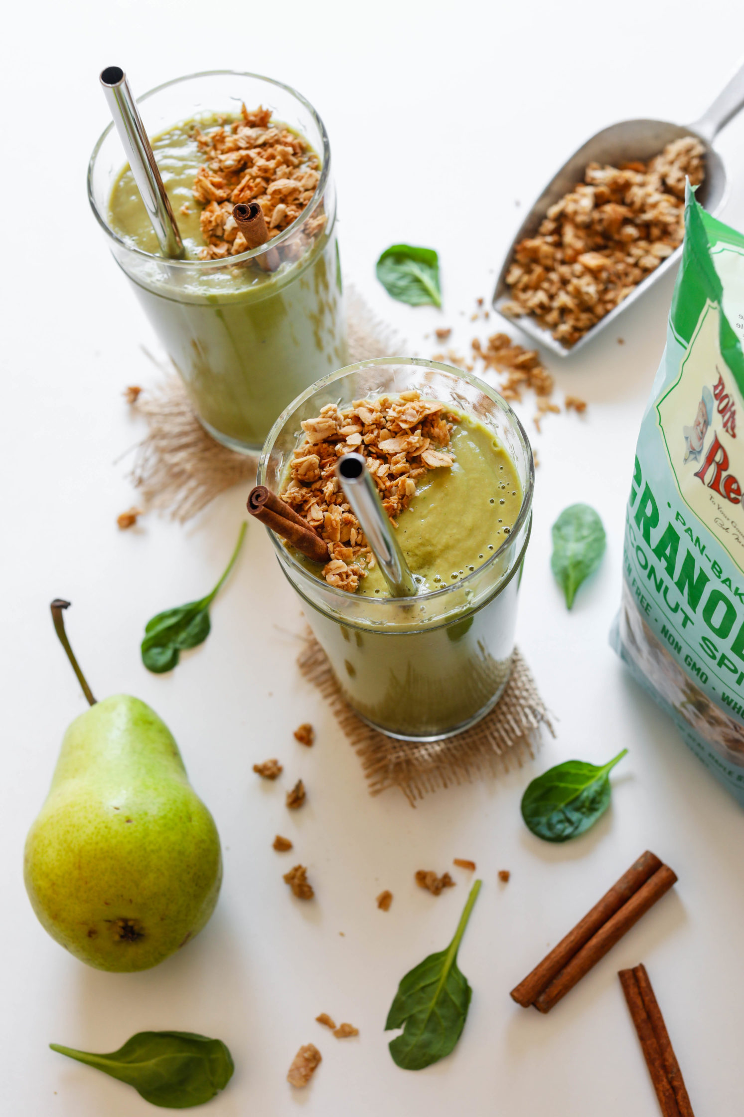 Spiced Pear Protein Shake_6 Flora & Vino