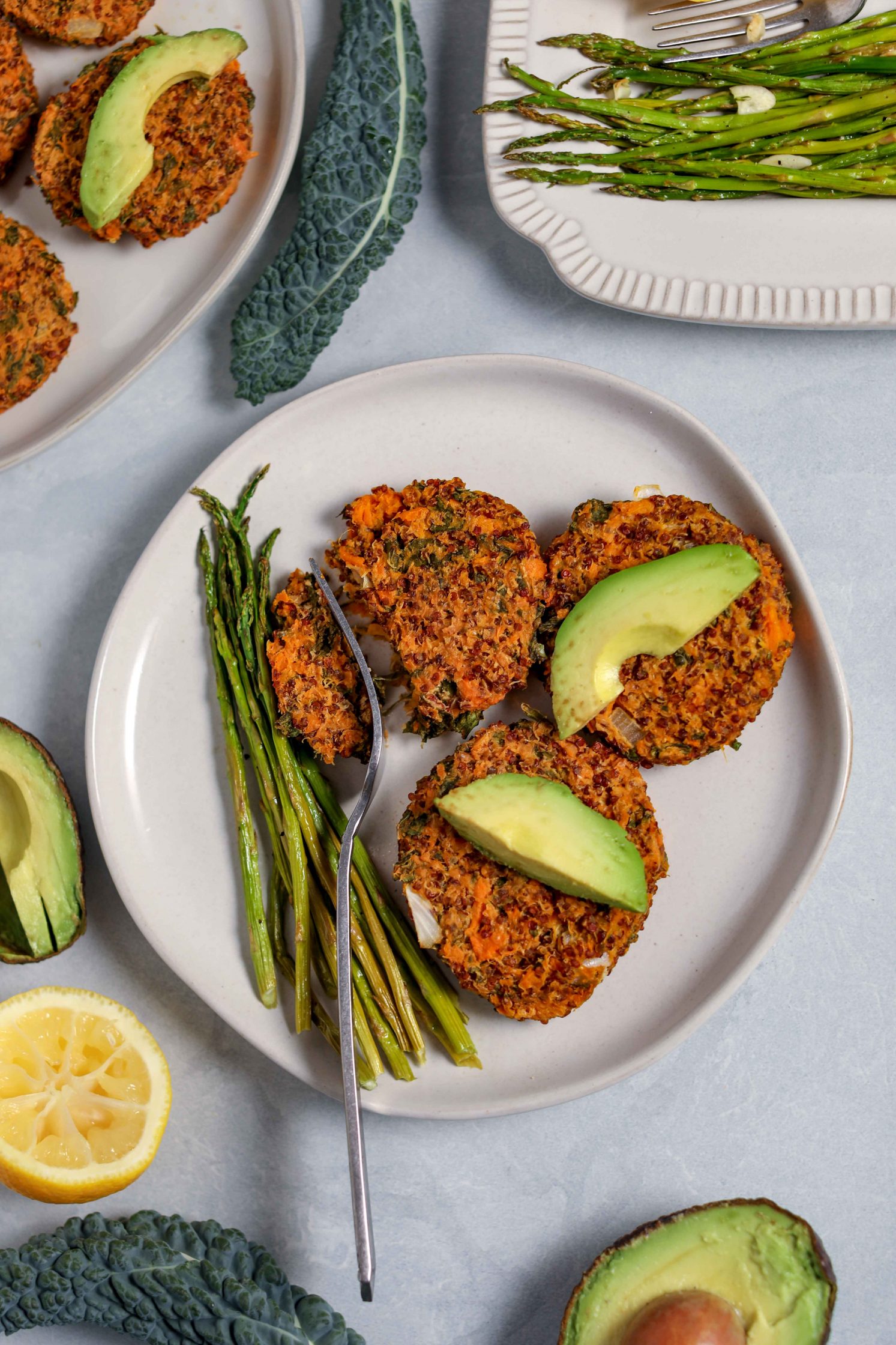 Sweet Potato Kale Quinoa Cakes Flora & Vino