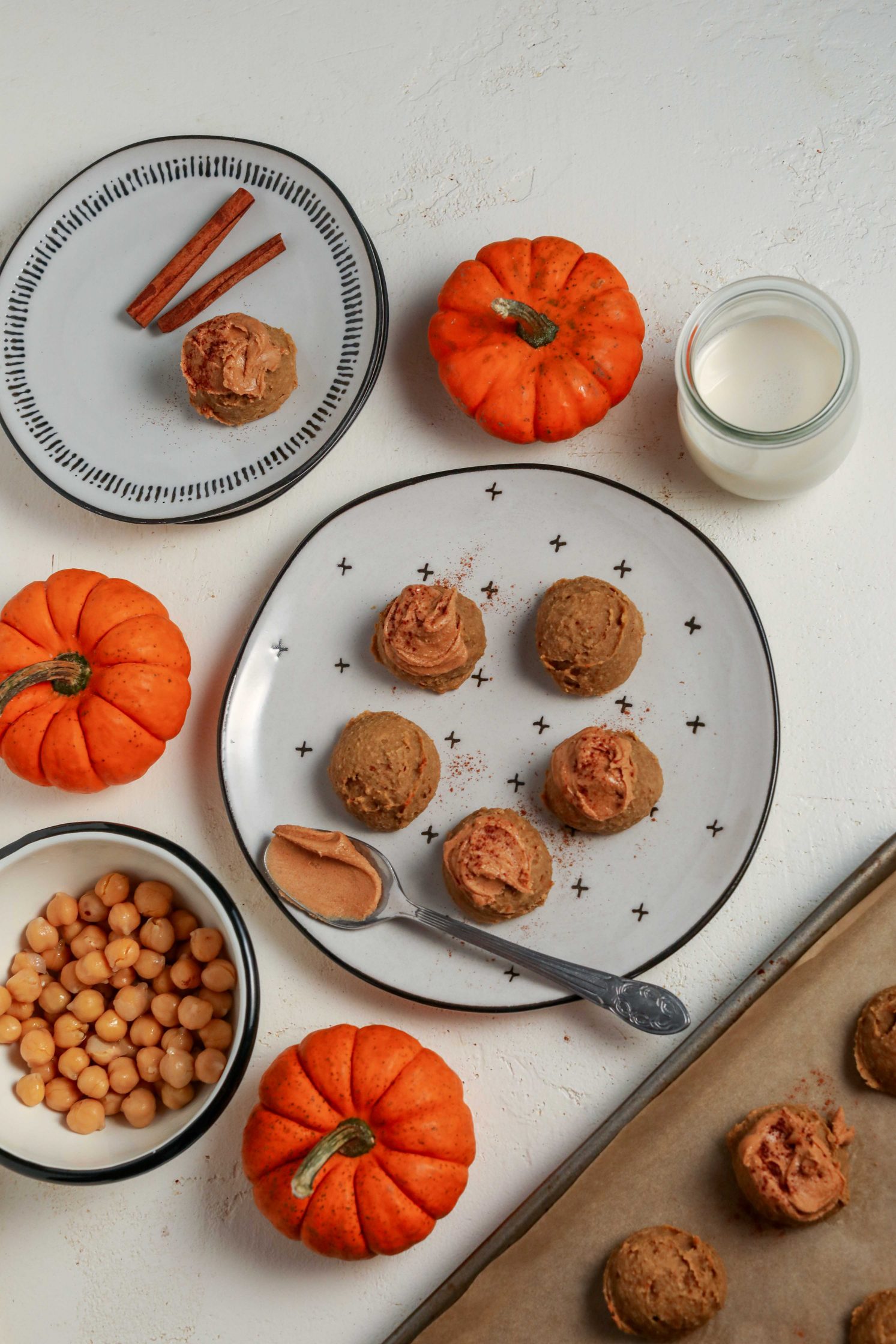 Pumpkin Spice Chickpea Cookies Recipe - Flora & Vino