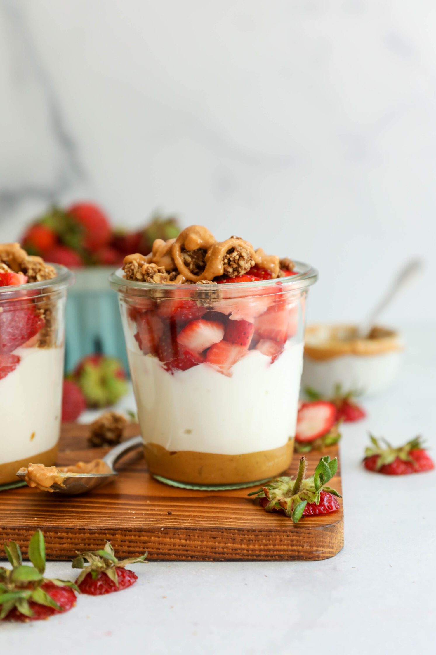 PB&J Yogurt Parfait Recipe - Flora & Vino
