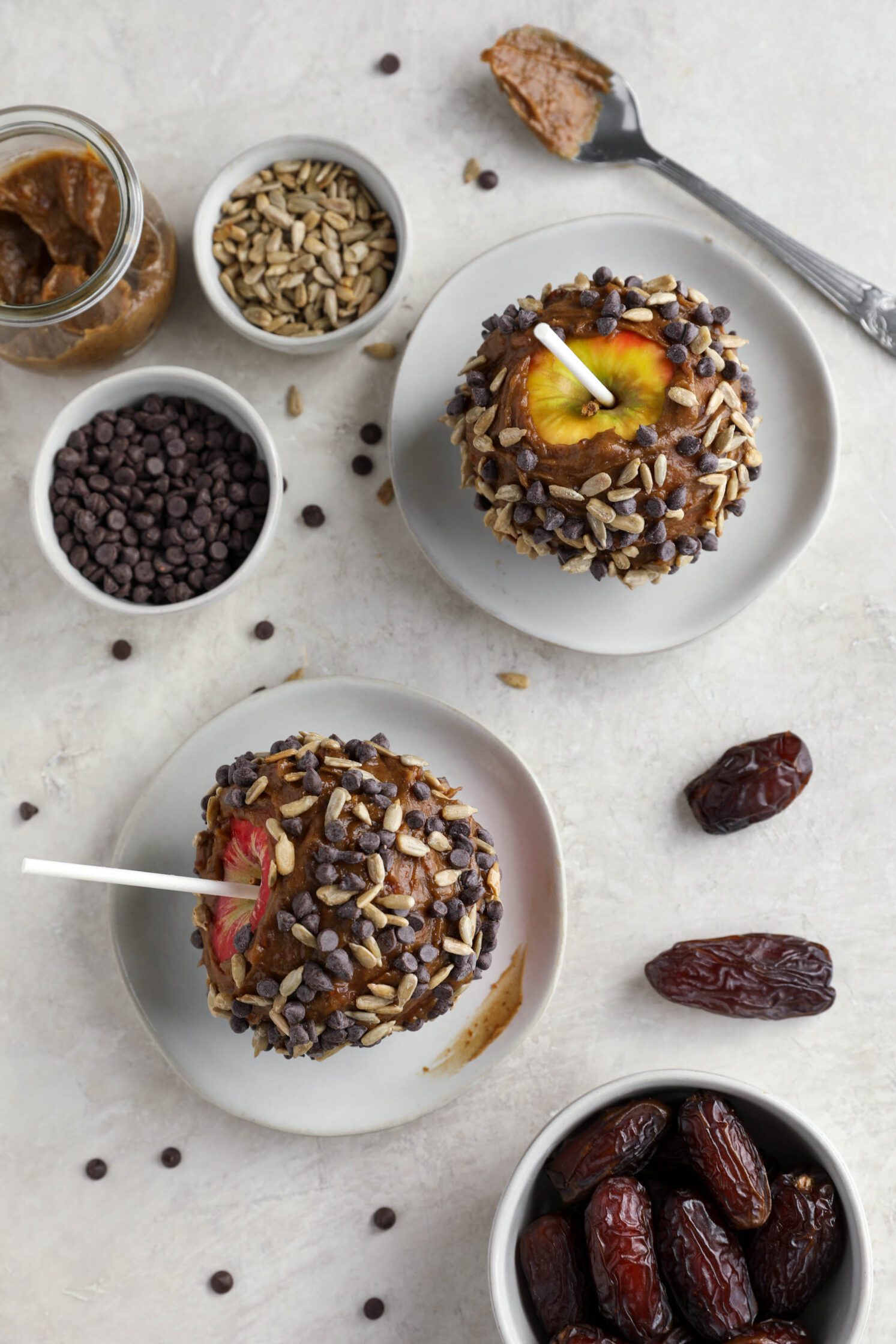 SunButter Date Caramel Apples Recipe - Flora & Vino