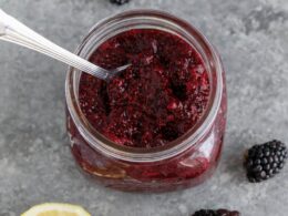 Blackberry Chia Jam Recipe - Flora & Vino